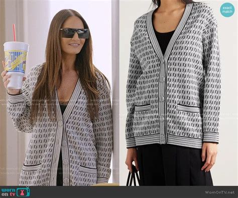 lisa fendi|Lisa’s grey print cardigan on The Real Housewives of Salt.